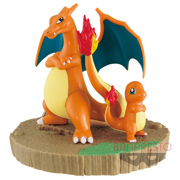 Hitokage, Lizardon, Pocket Monsters, Bandai Spirits, Pre-Painted