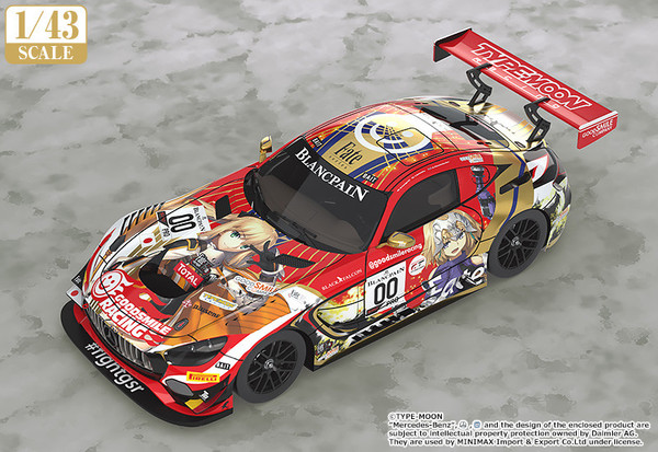 Altria Pendragon, Jeanne d'Arc, Nero Claudius (2019 SPA24H), GOOD SMILE Racing, Type-Moon Racing, GOOD SMILE Racing, Good Smile Company, Pre-Painted, 1/43, 4560392842245