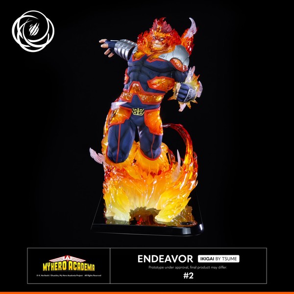 Endeavor (Regular Edition), Boku No Hero Academia, Tsume, Pre-Painted, 1/6