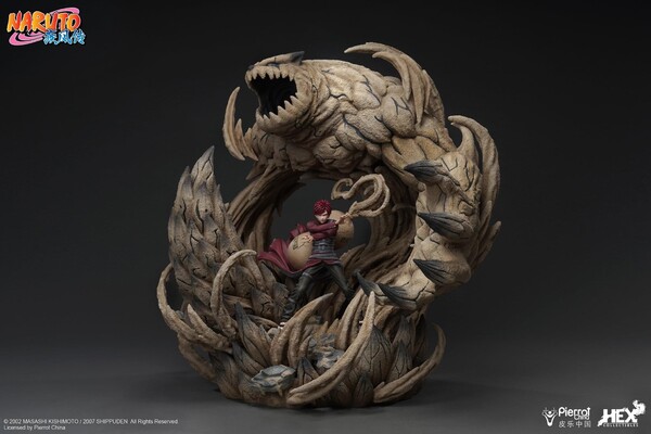 Gaara, Ichibi, Naruto Shippuuden, Hex Collectibles, Hive, Pre-Painted, 1/8