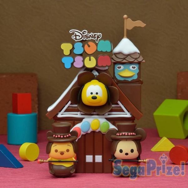 Mickey Mouse, Perry, Pluto, Winnie-the-Pooh (Tsum Tsum to Choco Koujou), Disney Tsum Tsum, SEGA, Pre-Painted