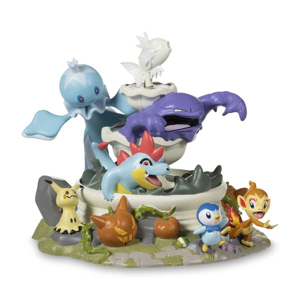 Alligates, Betbeton, Hikozaru, Koiking, Mimikkyu, Pochama, Pururill (Frillish Frightening Fountain), Pocket Monsters, The Pokémon Company International, PokémonCenter.com, Pre-Painted