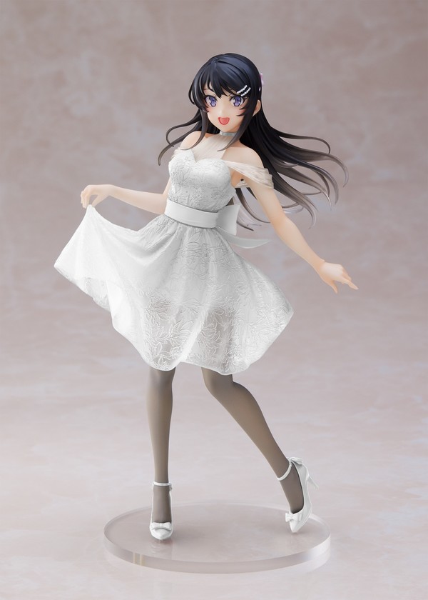 Sakurajima Mai (Clear Dress, China Exclusive Color), Seishun Buta Yarou Wa Bunny Girl Senpai No Yume Wo Minai, Taito, Pre-Painted