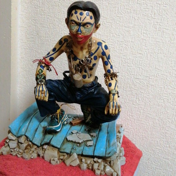 Takahashi Nobuo (Blue), Dragon Head, Jun Planning, Pre-Painted, 1/6