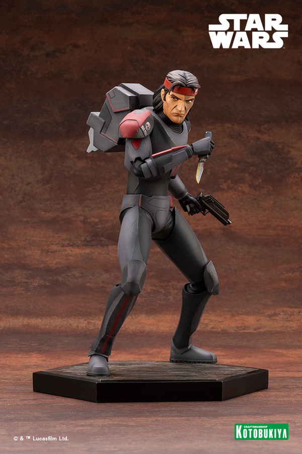 Hunter, Star Wars: The Bad Batch, Kotobukiya, Pre-Painted, 1/7, 4934054033096