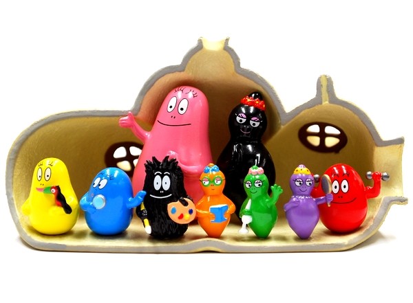 Barbabeau, Barbabelle, Barbabravo, Barbabright, Barbalala, Barbalib, Barbamama, Barbapapa, Barbazoo, Barbapapa, Medicom Toy, Pre-Painted