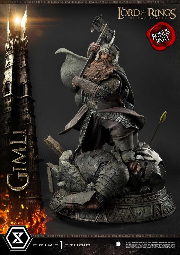 Gimli, Uruk-hai (Bonus), Lord Of The Rings: The Two Towers, Prime 1 Studio, Pre-Painted, 1/4, 4580708040387