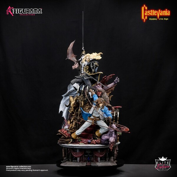Alucard, Richter Belmont, Akumajou Dracula X: Gekka No Yasoukyoku, Figurama Collectors, Pre-Painted, 1/6