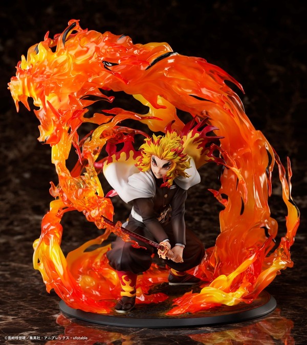 Rengoku Kyoujurou (Honou no Kokyuu Ougi Ku no Kata Rengoku), TV Anime Kimetsu No Yaiba Mugen Ressha Hen, Aniplex, Wing, Pre-Painted, 1/8, 4534530736987