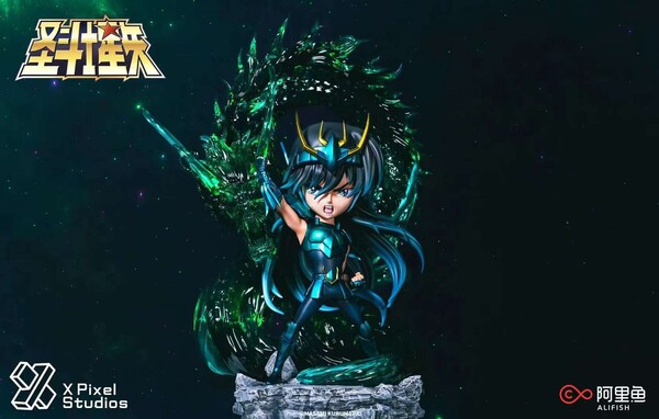 Dragon Shiryu (EX), Saint Seiya, X Pixel Studios, Pre-Painted