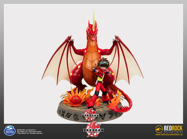 Dragonoid, Kusou Danma, Bakugan, Bedrock Collectibles, Spin Master, Pre-Painted, 1/10