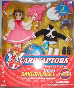 Kinomoto Sakura (1st OP Battle Costume, Kero Wings & Wand! • Sakura Winter School Uniform), Card Captor Sakura, Trendmasters, Action/Dolls