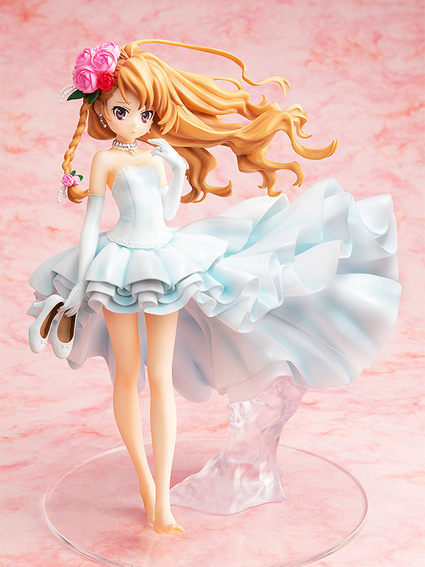Aisaka Taiga (Wedding Dress), Toradora!, Chara-Ani, Pre-Painted, 1/7, 4546098102227
