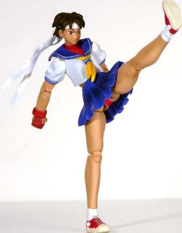 Kasugano Sakura (Round 3), Street Fighter Zero 3, SOTA, Action/Dolls