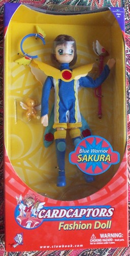 Kero-chan, Kinomoto Sakura (Episode #31 Battle Costume, Blue Warrior Sakura), Card Captor Sakura, Trendmasters, Action/Dolls, 1/8
