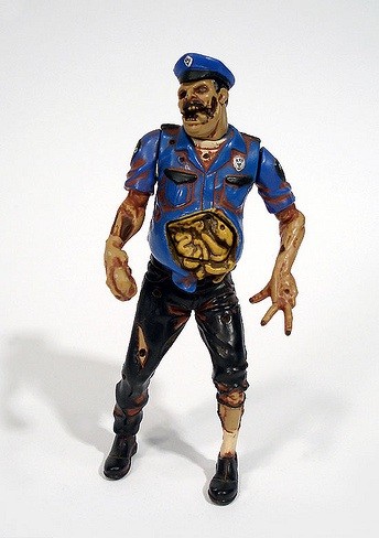 Zombie (Cop), Biohazard 2, Toybiz, Action/Dolls