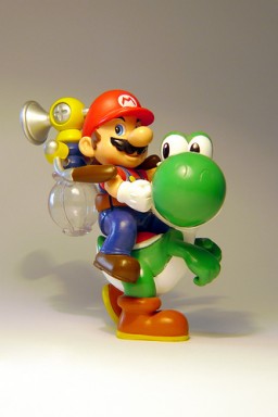Mario, Pump, Yoshi, Super Mario Sunshine, JoyRide Studios, Action/Dolls