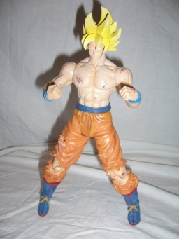 Son Goku SSJ (Movie collection, Vol. 1. Battle Damaged), Dragon Ball Z, IF Labs, Action/Dolls