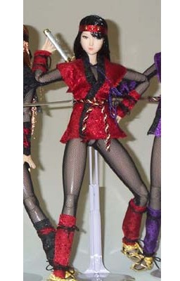 Kunoichi (Red), Original, Mama Chapp Toy, Action/Dolls, 1/6