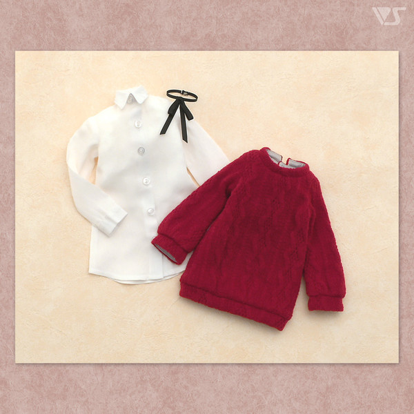 Sweater One Piece Set (Mini, Bordeaux), Volks, Accessories, 4518992436432