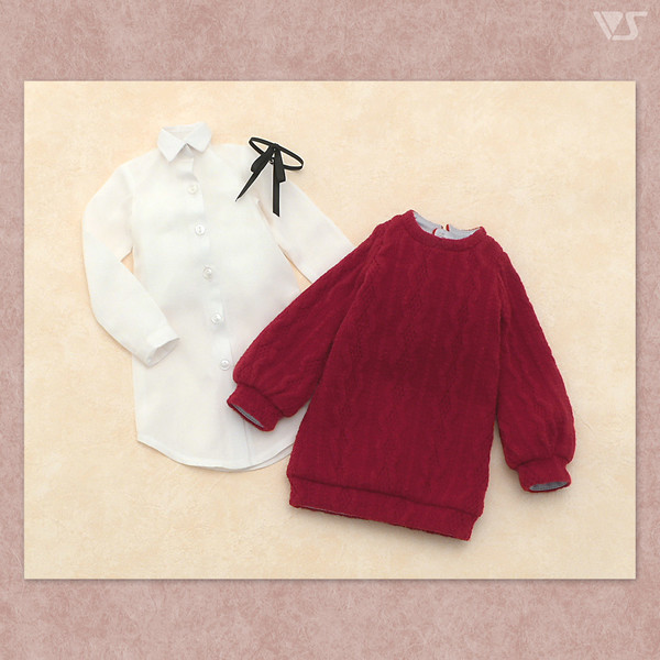 Sweater One Piece Set (Bordeaux), Volks, Accessories, 4518992436449