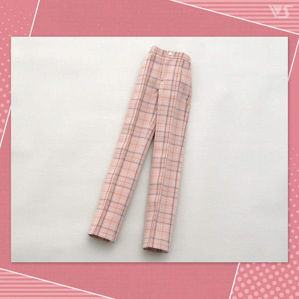 Checkered Slacks (Pink), Volks, Accessories, 4518992434384