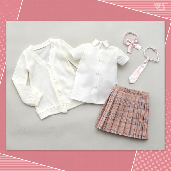 Joshikousei Set (Shiro x Pink), Volks, Accessories, 4518992434360