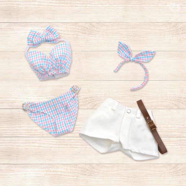 Bikini & Short Pants Set (Mizuiro x Pink), Volks, Accessories, 4518992435367