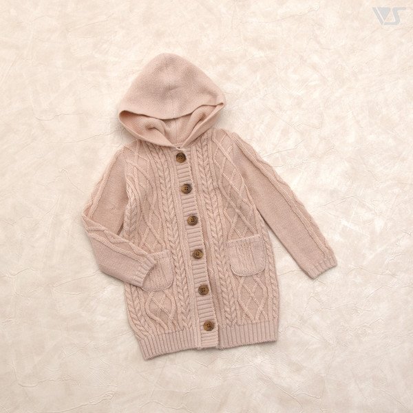Hood Long Cardigan (Kusumi Pink), Volks, Accessories, 4518992433004