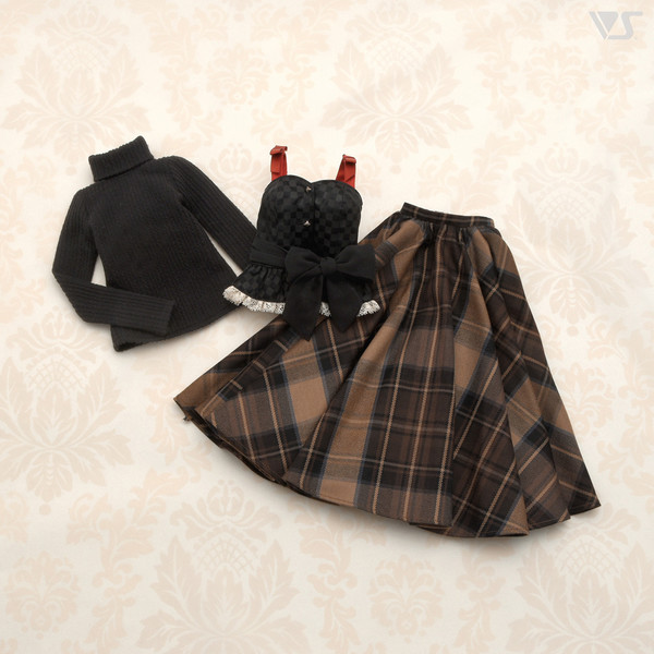 Chocomoka Check Skirt Set, Volks, Accessories, 4518992433226