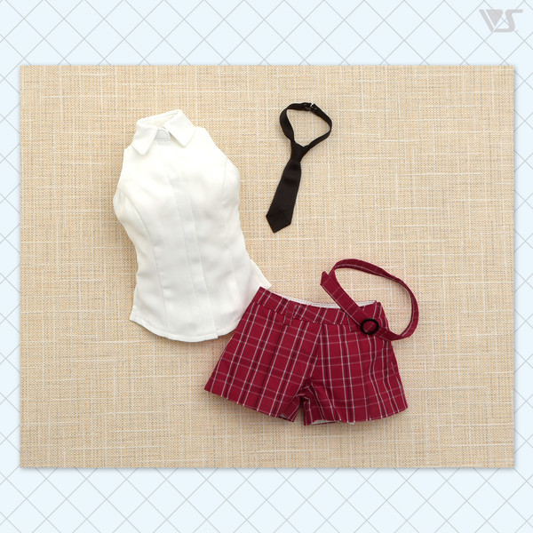 No Sleeve Shirt & Checkered Pants Set, Volks, Accessories, 4518992429618