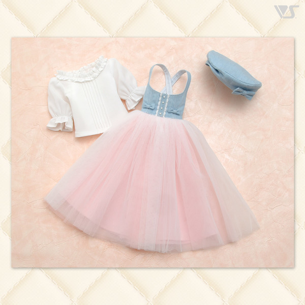 Denim X Tulle Pretty One Piece, Volks, Accessories, 4518992428468
