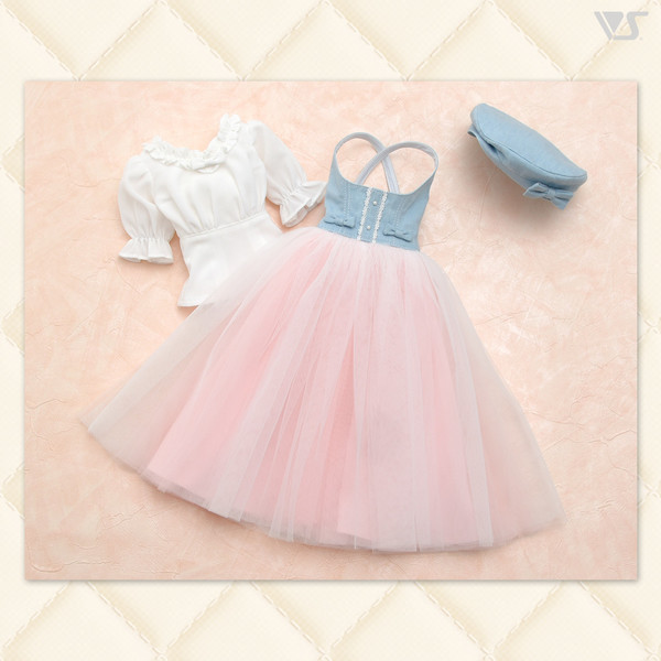 Denim X Tulle Girly One Piece, Volks, Accessories, 4518992428475