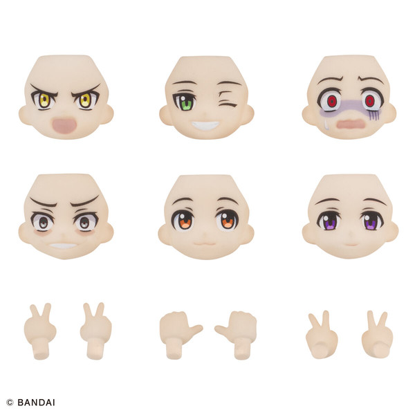 Face Parts Set 03 (Another Color), Bandai, Accessories
