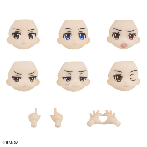 Face Parts Set 04 (Another Color), Bandai, Accessories
