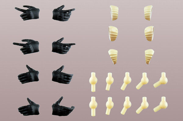 Sousai Shoujo Teien Tactical Glove (Black), Kotobukiya, Tomytec, Accessories, 1/10, 4543736322948