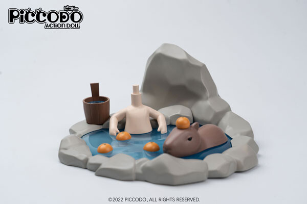 Diorama Head Stand, Piccodo [4589565814230] (Onsen, Doll White), Genesis, Accessories, 4589565814230