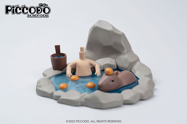 Diorama Head Stand, Piccodo [4589565814247] (Onsen, Natural), Genesis, Accessories, 4589565814247