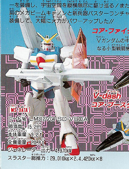 LM312V05+SD-VB03A V-Dash Gundam (MS In Pocket), Kidou Senshi Victory Gundam, Bandai, Action/Dolls