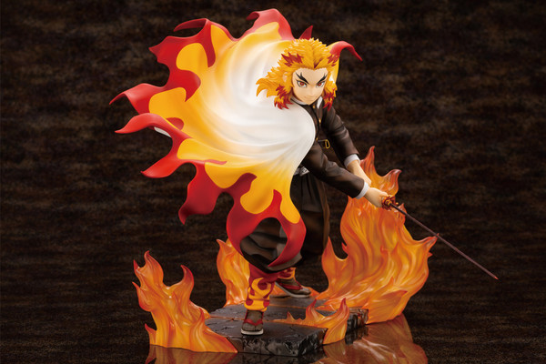 Rengoku Kyoujurou, Kimetsu No Yaiba, Kotobukiya, Pre-Painted, 1/8, 4934054026562