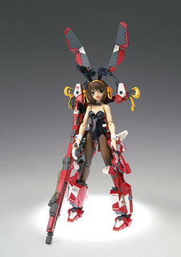 Suzumiya Haruhi (Commander Haruhi's Customized General Purpose Humanoid Type Decisive Battle Use Exoskeleton, Bunny Girl), Suzumiya Haruhi No Yuuutsu, Bandai, Action/Dolls