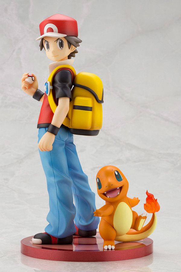 Hitokage, Red, Pocket Monsters, Kotobukiya, Pre-Painted, 1/8, 4934054020799