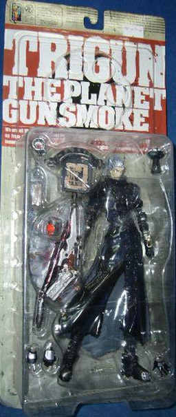 Vash the Stampede (Black, Without Sunglasses), Trigun, Kaiyodo, Action/Dolls