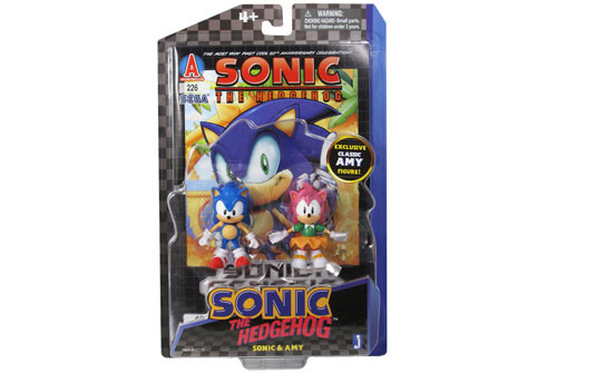 Amy Rose (Classic Comic Book Pack 3-inch), Sonic The Hedgehog, Jazwares, Action/Dolls