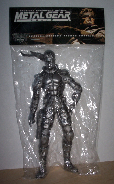 Solid Snake (Silver), Metal Gear Solid, McFarlane Toys, Action/Dolls