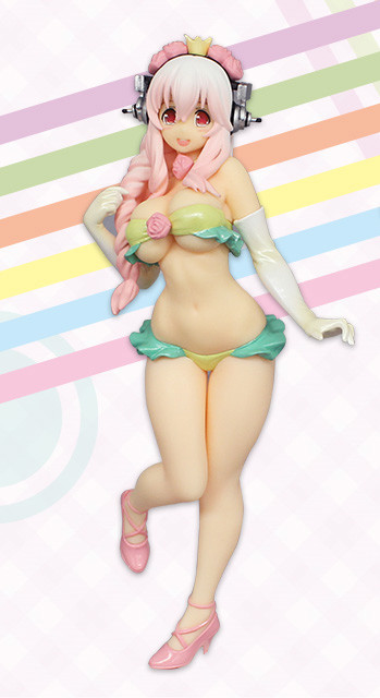 Sonico (Summer Princess, Green), SoniComi (Super Sonico), FuRyu, Pre-Painted