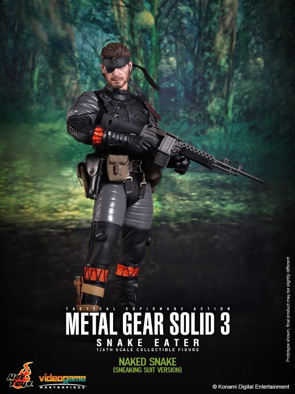 Naked Snake (Sneaking Suit), Metal Gear Solid 3: Snake Eater, Hot Toys, Action/Dolls, 1/6