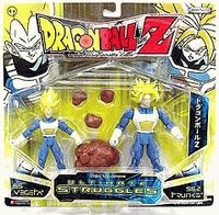 Vegeta SSJ (Ultimate Struggles SS Vegeta vs SS2 Trunks), Dragon Ball Z, Jakks Pacific, Action/Dolls