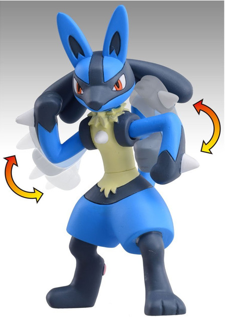 Lucario, Pocket Monsters Best Wishes!, Takara Tomy, Action/Dolls, 4904810468967