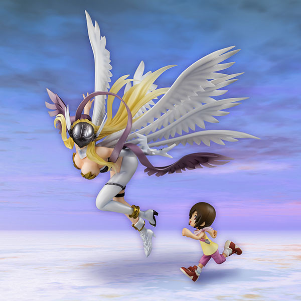 Angewomon, Yagami Hikari, Digimon Adventure, MegaHouse, Pre-Painted, 1/8, 4535123818974